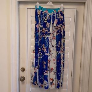 Rococo Samd silk maxi skirt